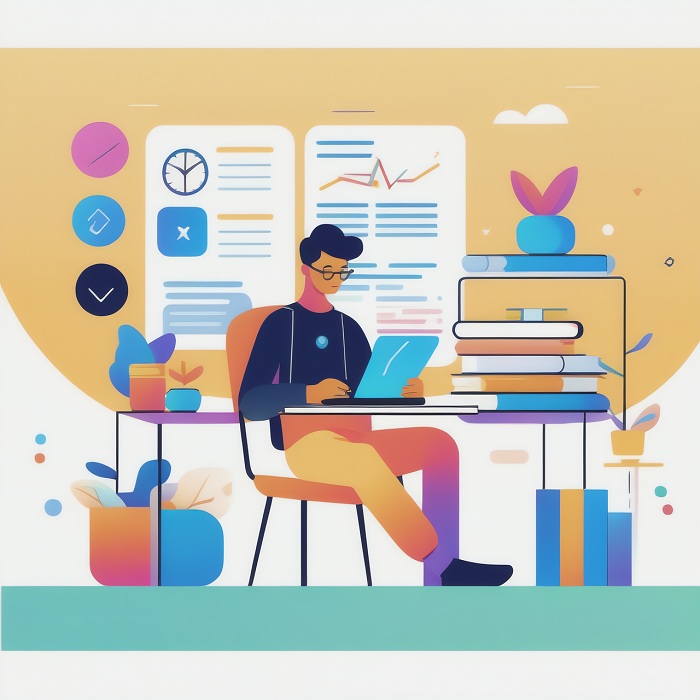 Typografia we flat designie